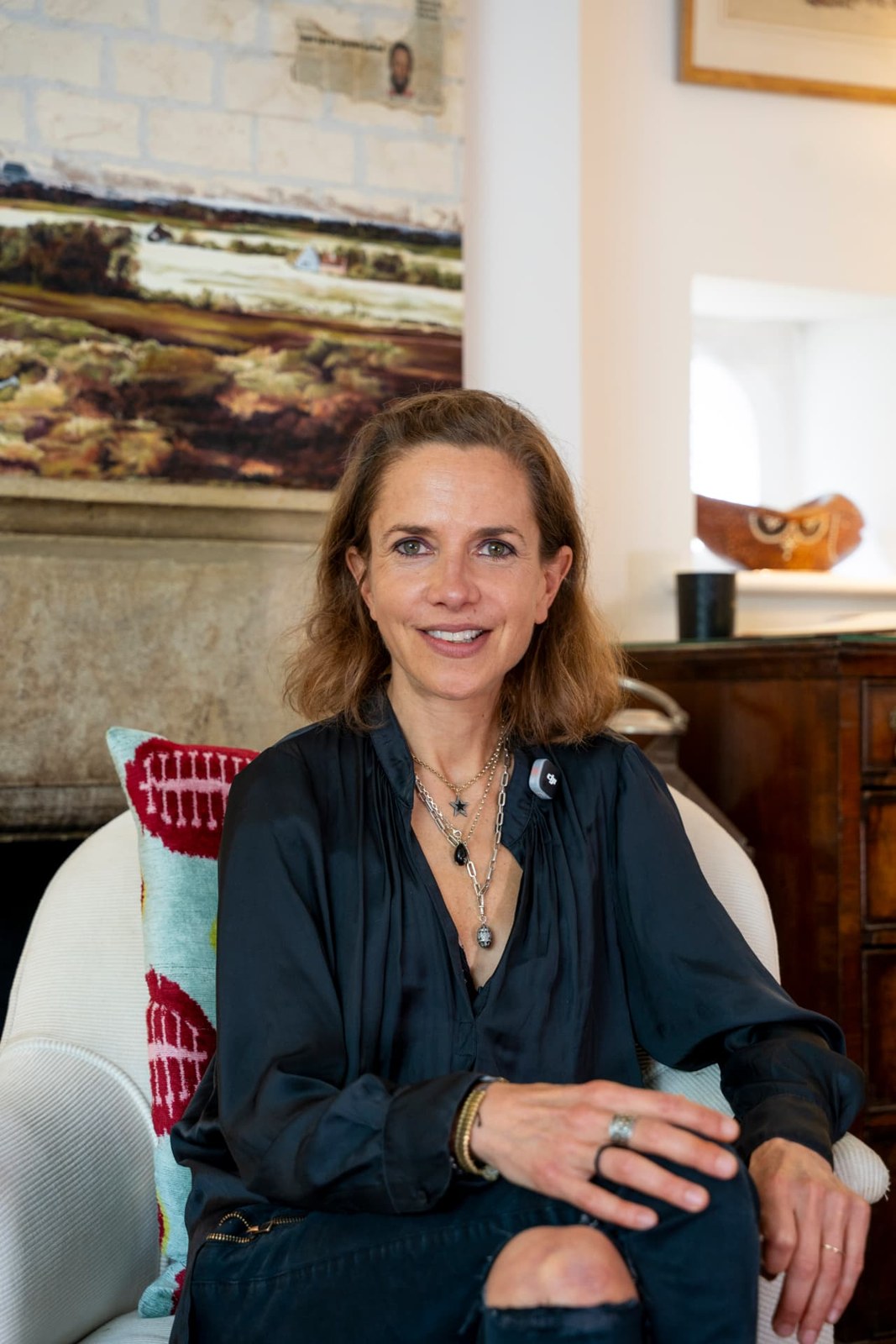 Miranda Donovan seated at home